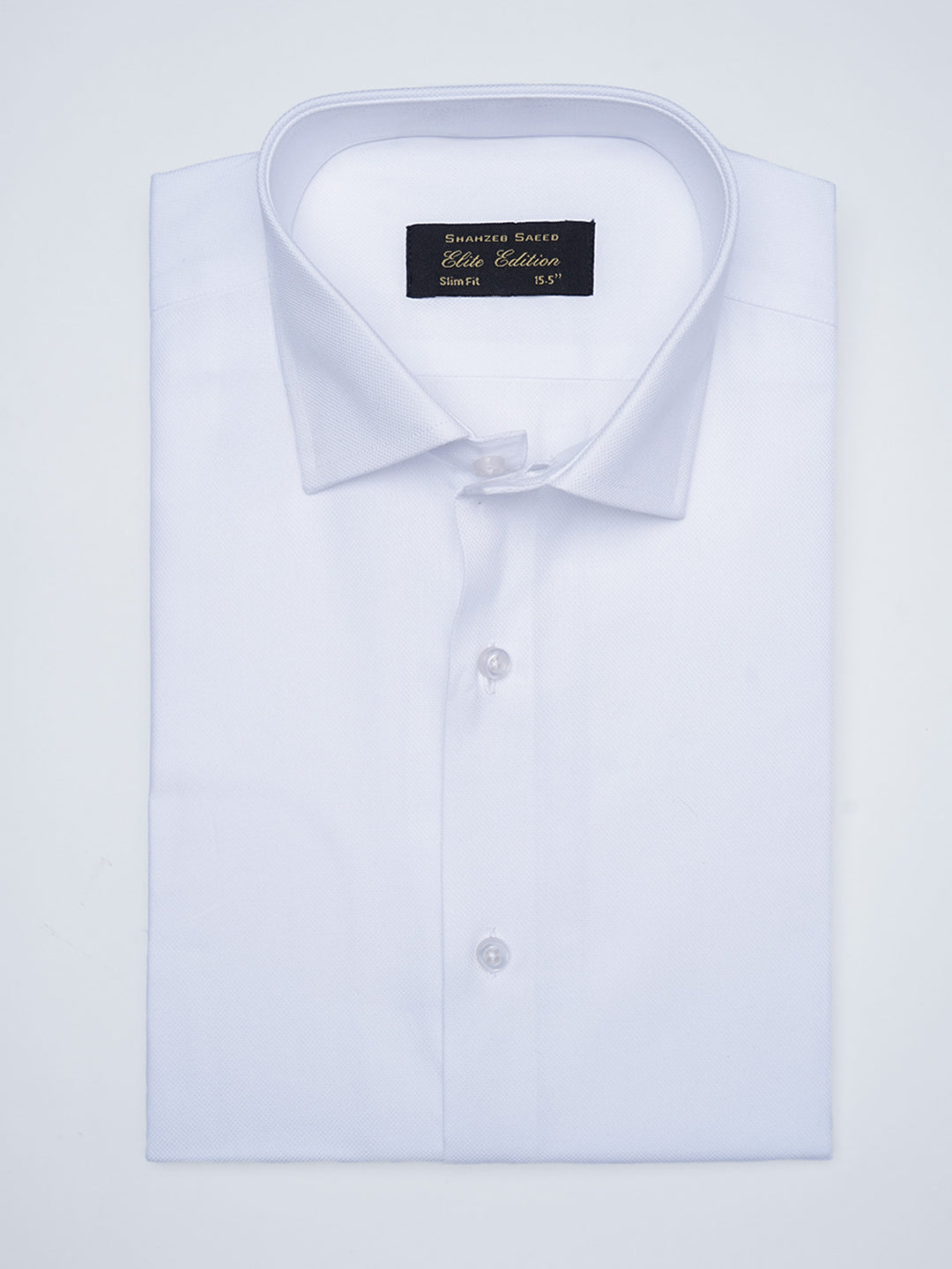 White, Elite Edition, Cutaway Collar Men’s Formal Shirt (FS-2946)