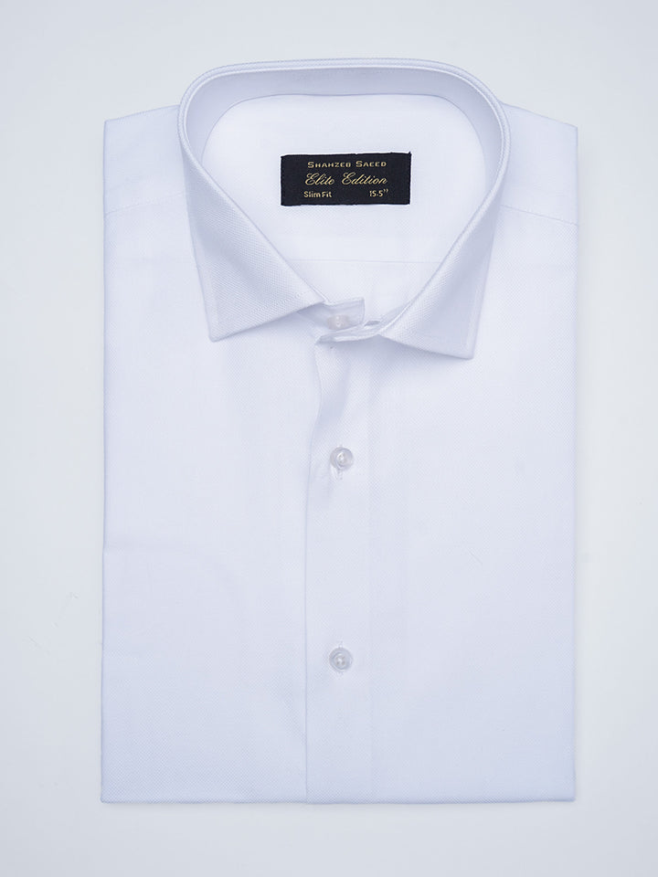 White, Elite Edition, Cutaway Collar Men’s Formal Shirt (FS-2946)