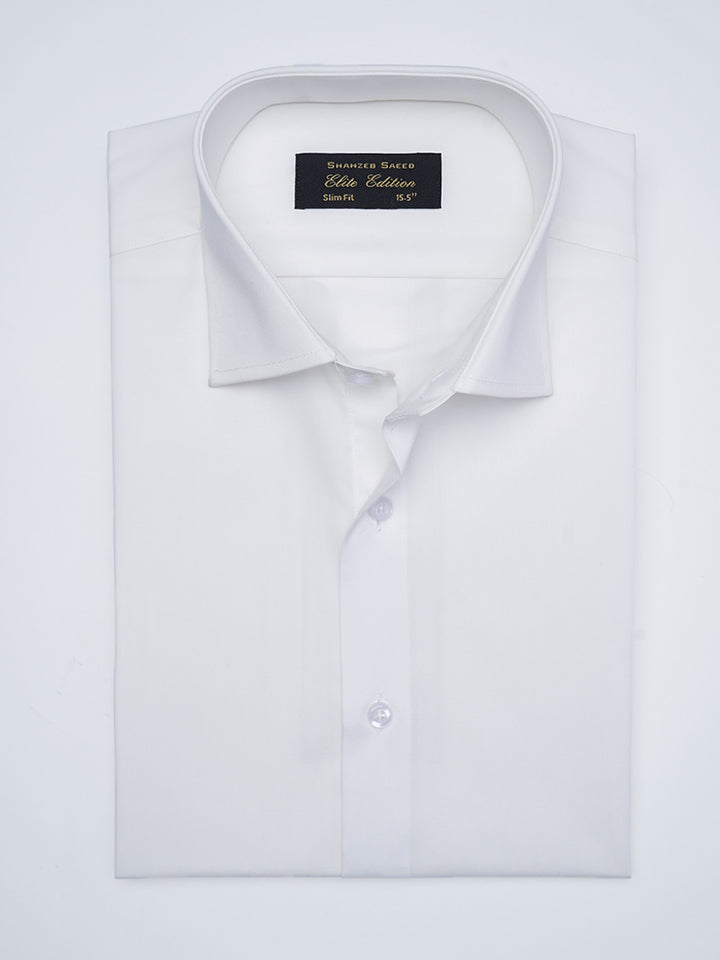 White, Elite Edition, Cutaway Collar Men’s Formal Shirt (FS-2949)
