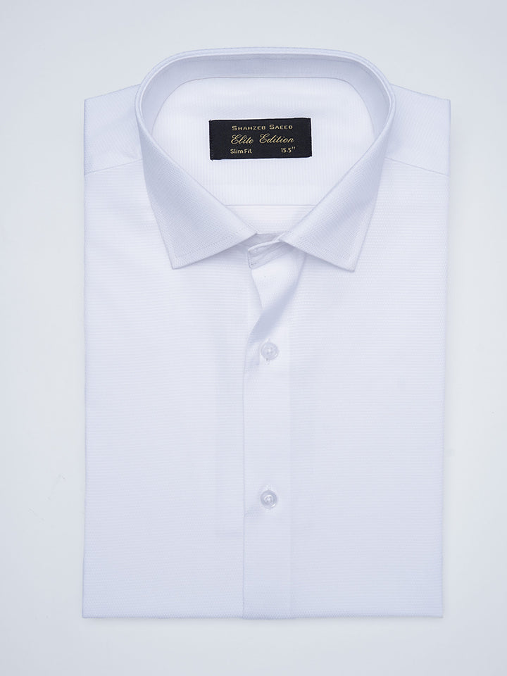 White, Elite Edition, Cutaway Collar Men’s Formal Shirt (FS-2950)