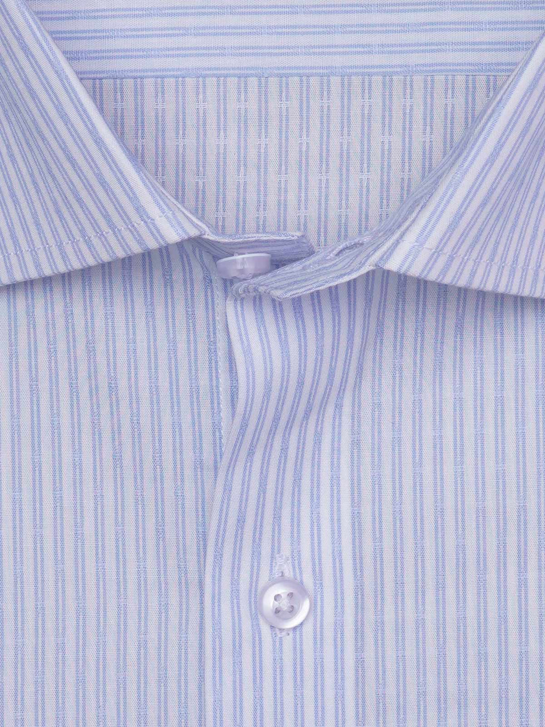 Blue & White Striped, Elite Edition, Cutaway Collar Men’s Formal Shirt (FS-2968)