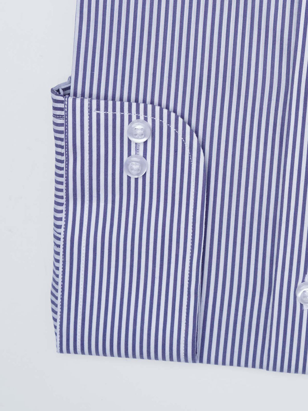 Blue & White Striped, Elite Edition, Cutaway Collar Men’s Formal Shirt (FS-2969)