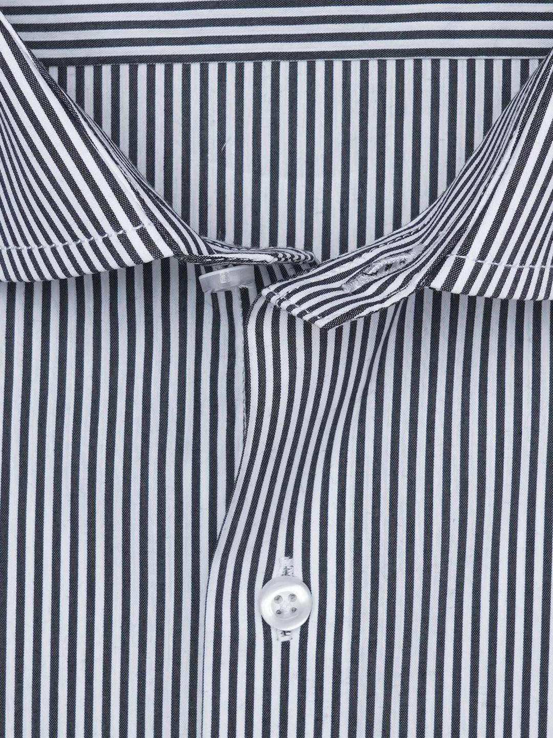 Grey & White Striped, Elite Edition, Cutaway Collar Men’s Formal Shirt (FS-2970)