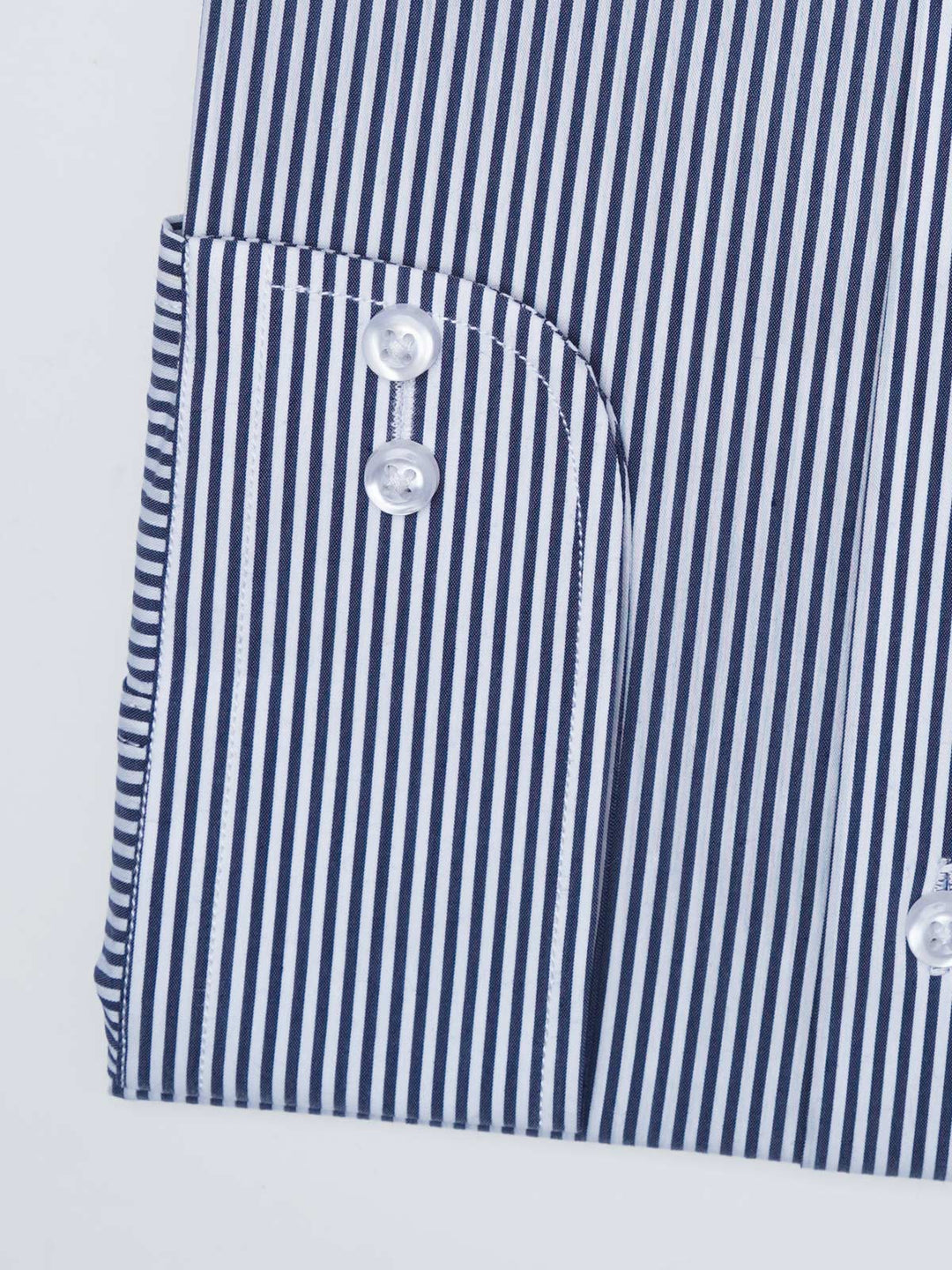 Blue & White Striped, Elite Edition, Cutaway Collar Men’s Formal Shirt (FS-2971)