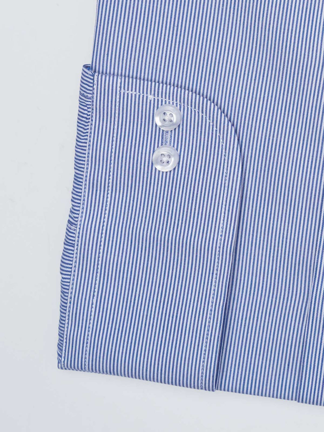 Blue & White Striped, Elite Edition, Cutaway Collar Men’s Formal Shirt (FS-2976)