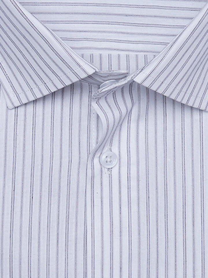Black Striped, Elite Edition, Cutaway Collar Men’s Formal Shirt (FS-2980)