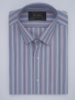 Multi Color Striped, Elite Edition, French Collar Men’s Formal Shirt (FS-416)