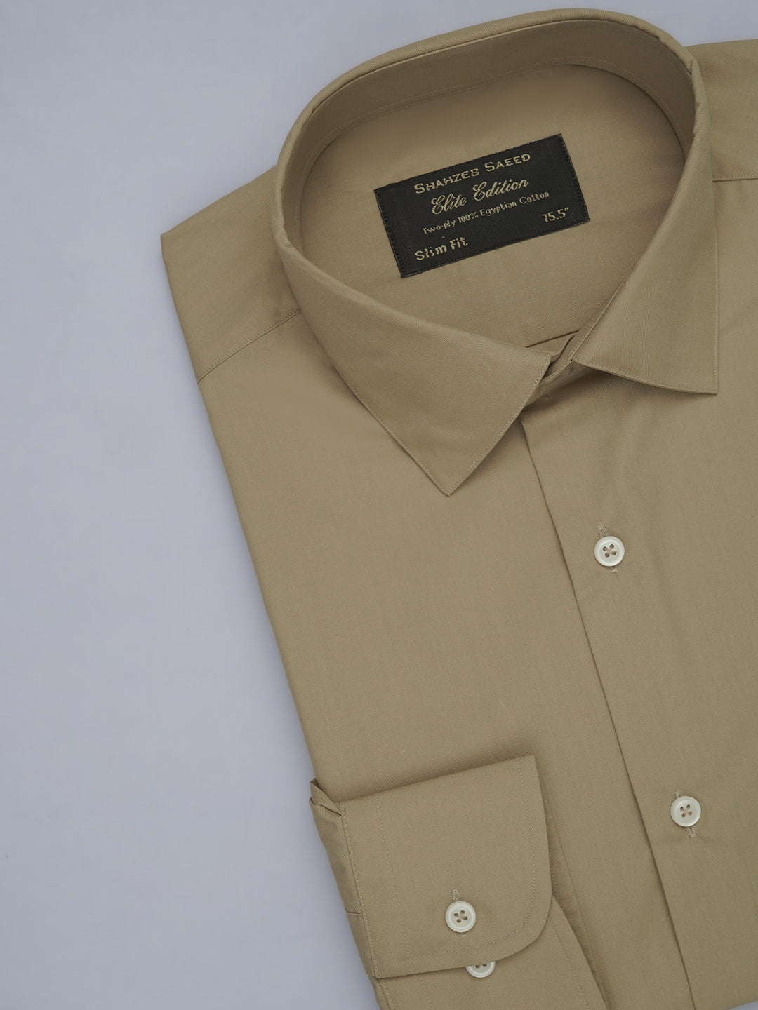 Fawn Plain, Elite Edition, French Collar Men’s Formal Shirt (FS-487)