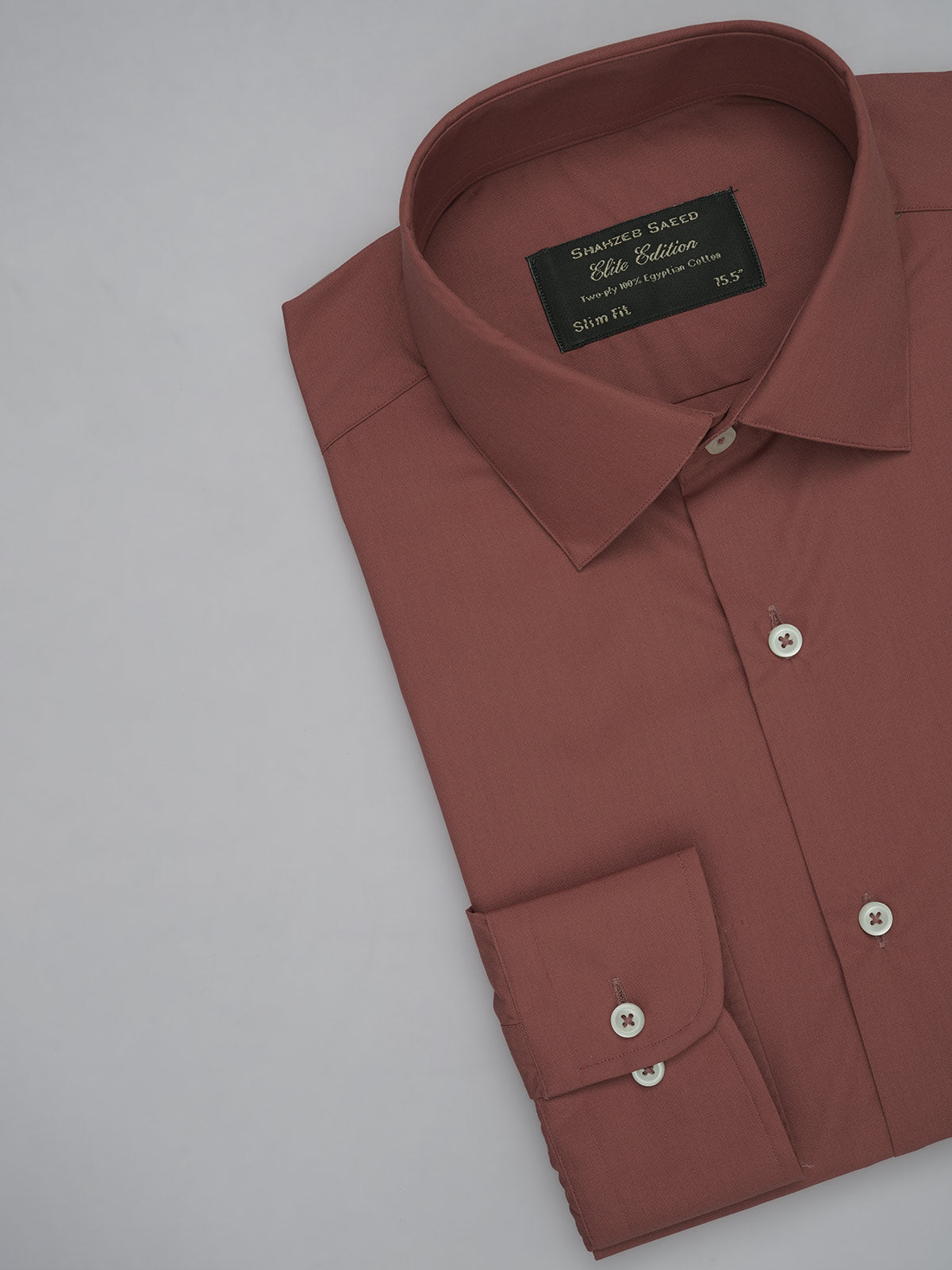 Coral Plain, Elite Edition, French Collar Men’s Formal Shirt (FS-490)