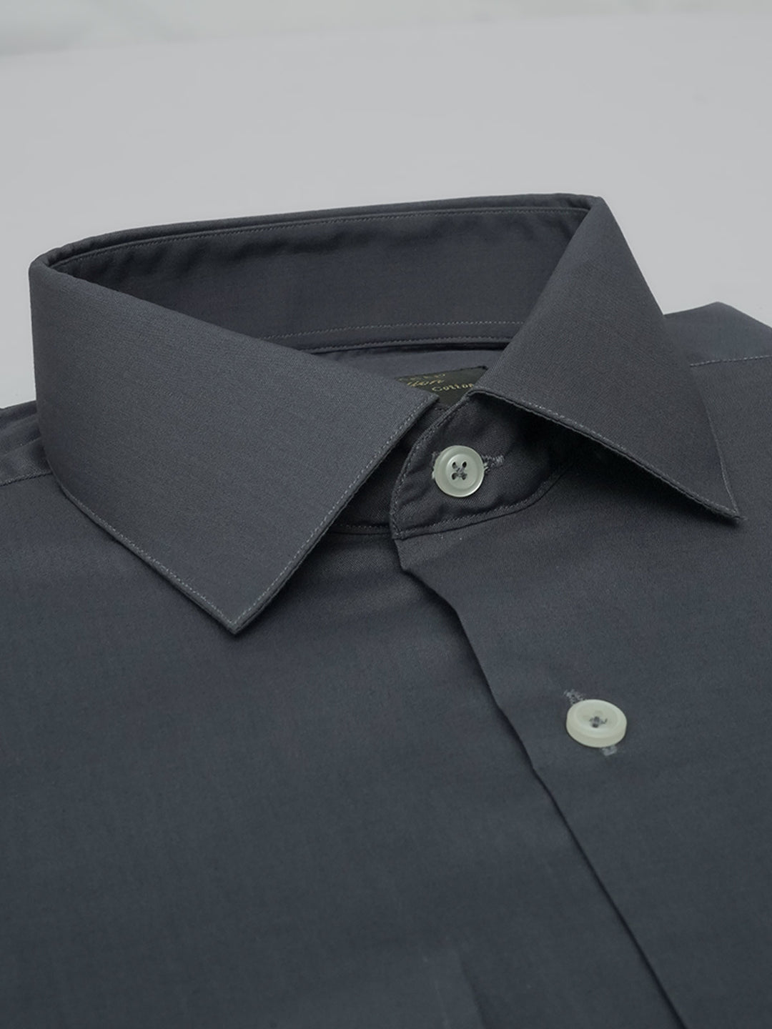 Stone Blue Plain, Elite Edition, French Collar Men’s Formal Shirt (FS-491)