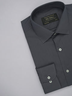 Stone Blue Plain, Elite Edition, French Collar Men’s Formal Shirt (FS-491)