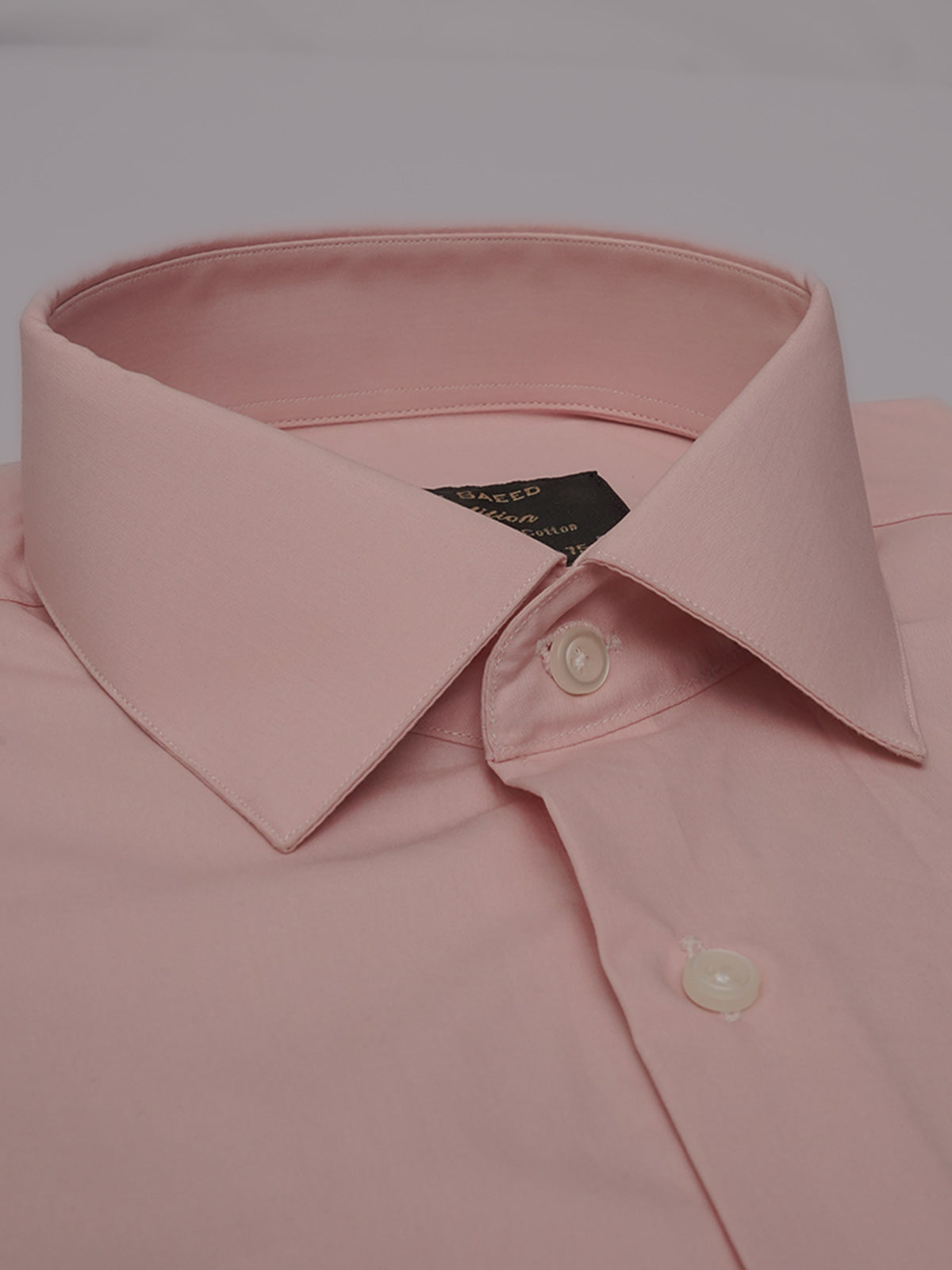 Light Pink Plain, Elite Edition, French Collar Men’s Formal Shirt (FS-492)