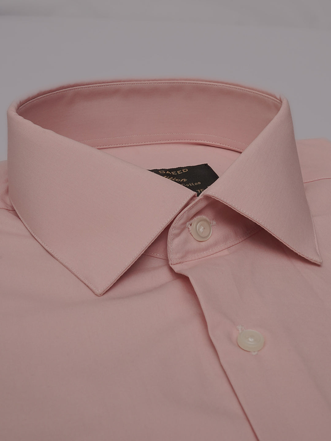 Light Pink Plain, Elite Edition, French Collar Men’s Formal Shirt (FS-492)