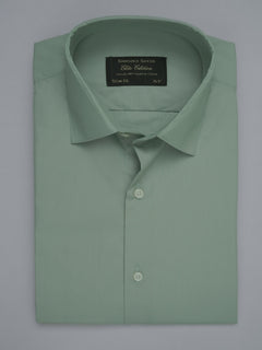 Pistachio Plain, Elite Edition, French Collar Men’s Formal Shirt (FS-493)