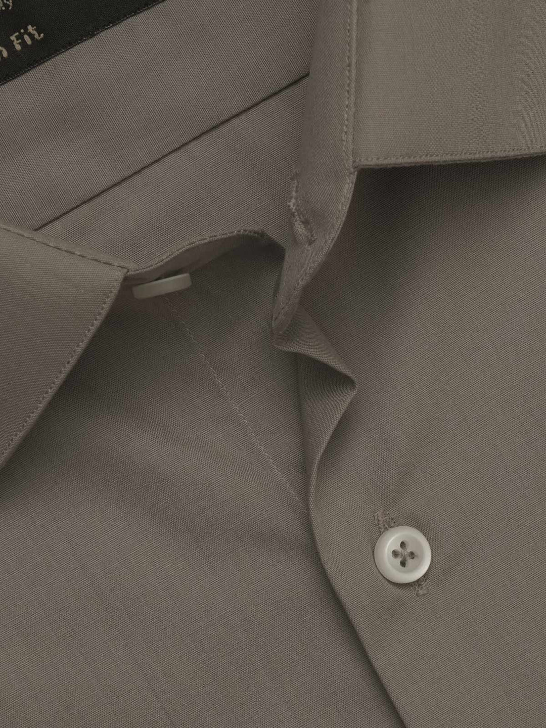 Light Brown Plain, Elite Edition, French Collar Men’s Formal Shirt (FS-494)