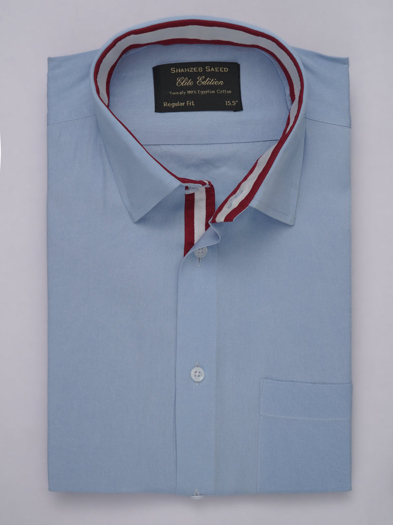 Blue Plain, Elite Edition, French Collar Men’s Designer Formal Shirt (FS-514)
