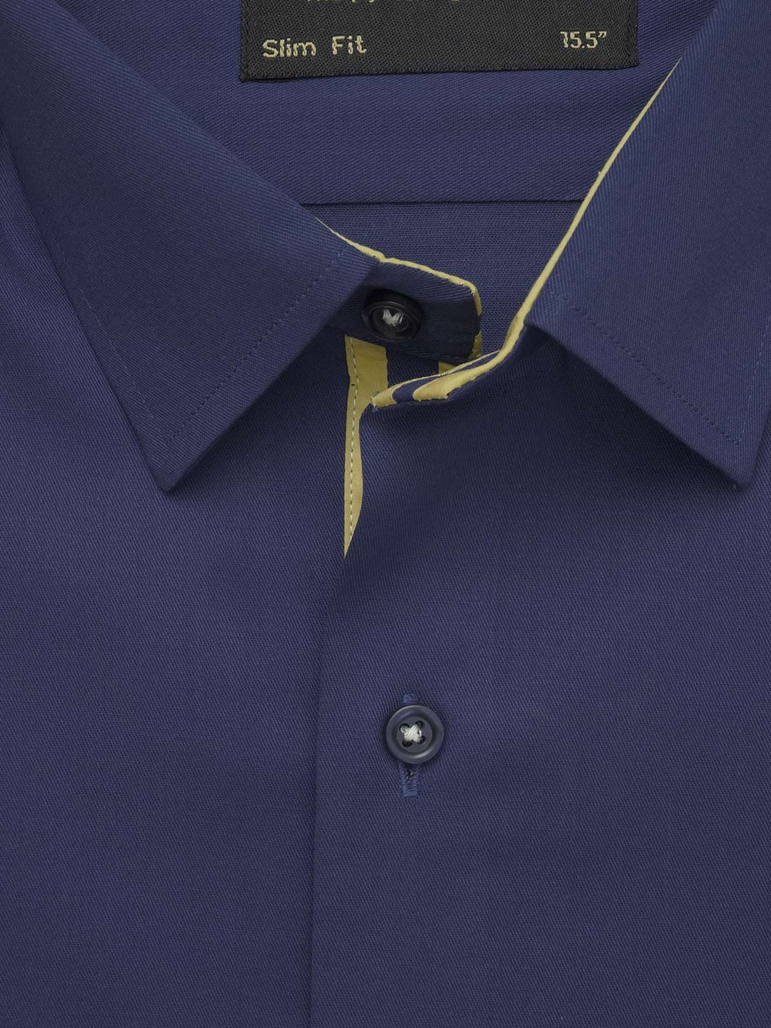 Royal Blue Plain, Elite Edition, French Collar Men’s Designer Formal Shirt (FS-520)