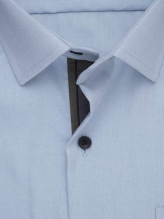 Light Blue Self, Elite Edition, Spread Collar Men’s Designer Formal Shirt (FS-531)