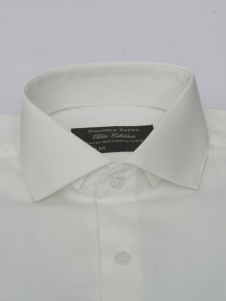 White Plain Elite Edition, Cutaway Collar Men’s Formal Shirt (FS-538)