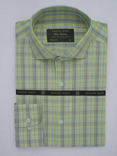 Multi Color Checkered, Elite Edition, Cutaway Collar Men’s Formal Shirt (FS-543)