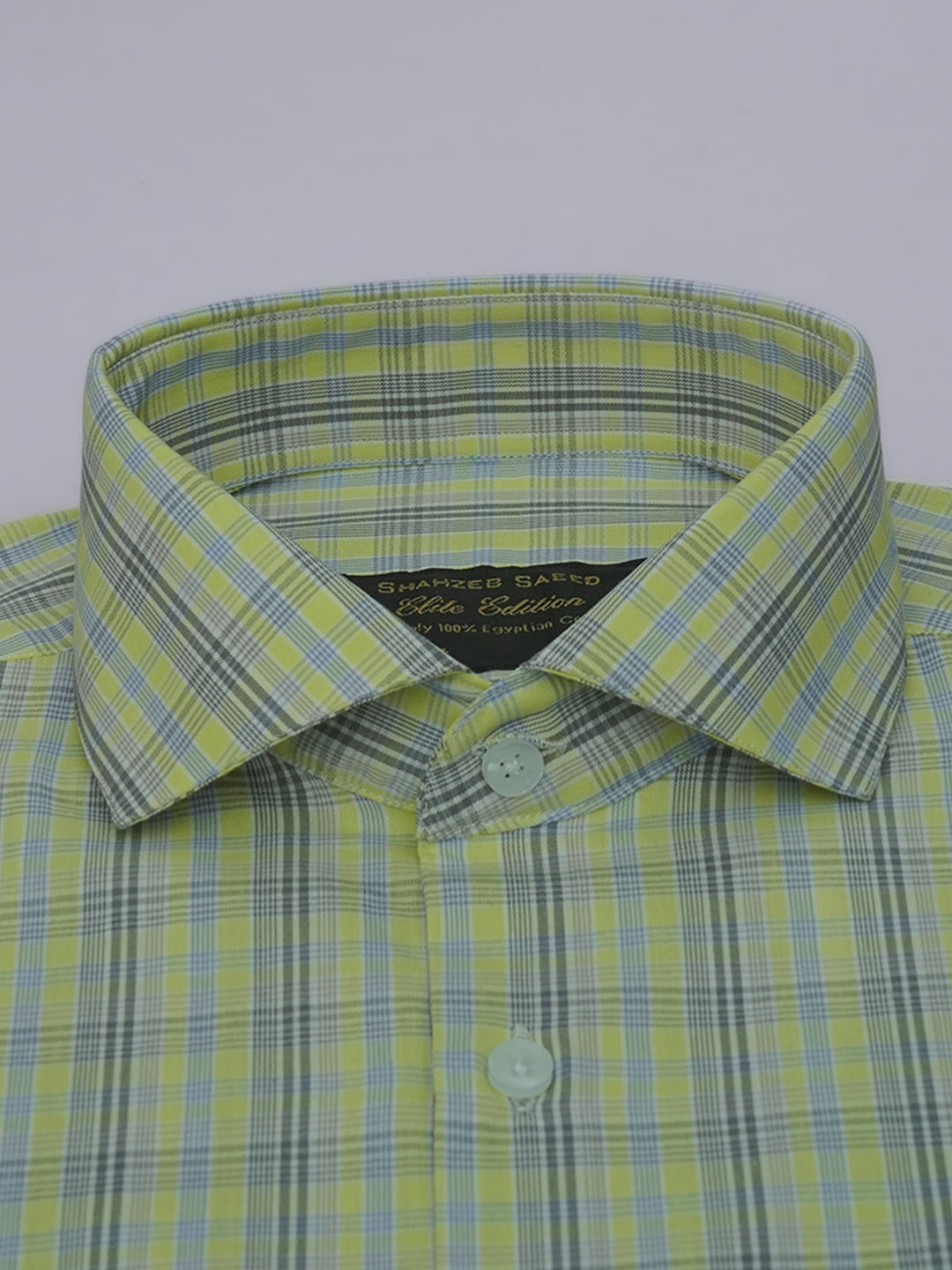 Multi Color Checkered, Elite Edition, Cutaway Collar Men’s Formal Shirt (FS-543)