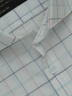 Multi Color Checkered, Elite Edition, Cutaway Collar Men’s Formal Shirt (FS-545)