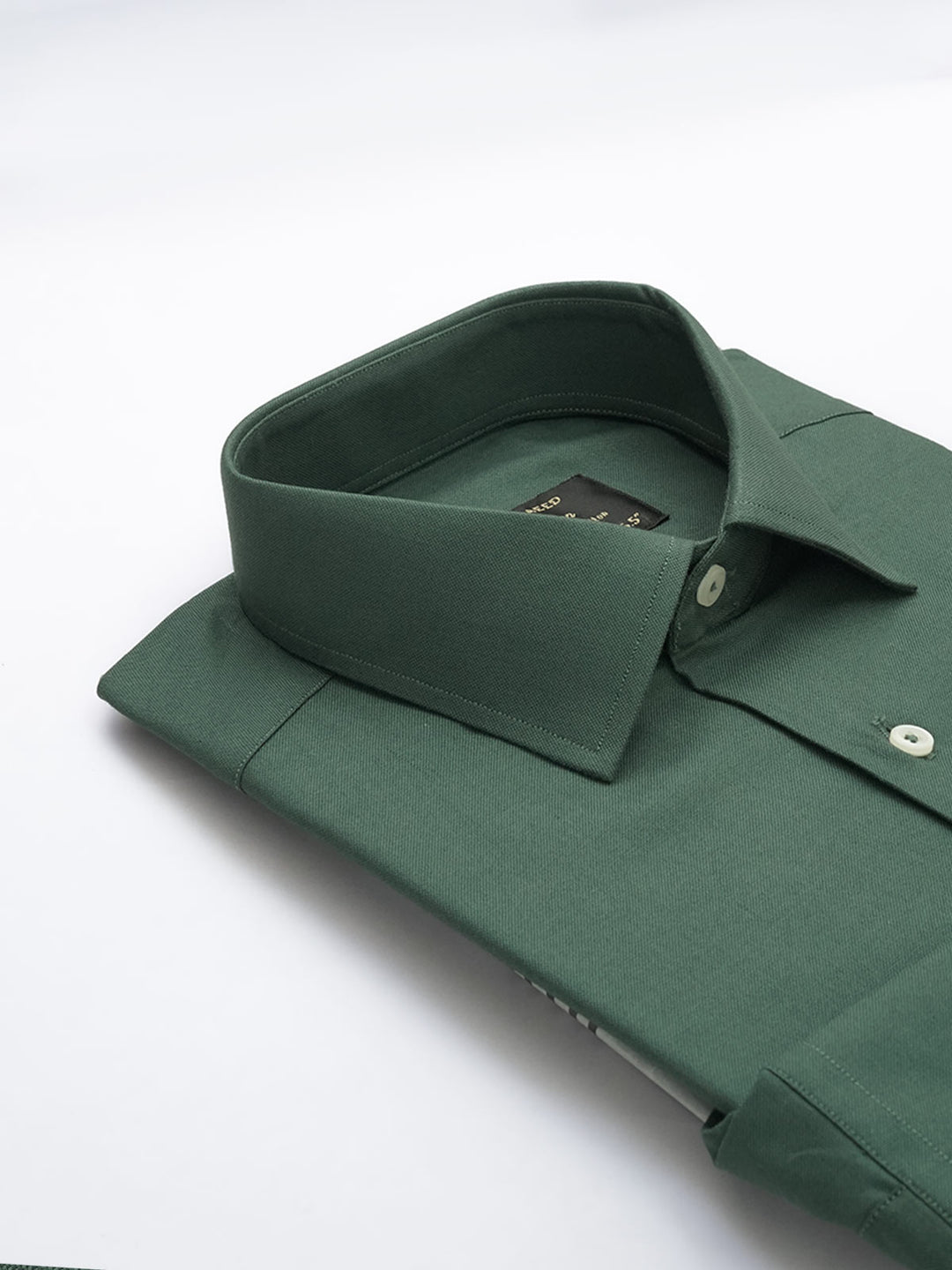 Dark Green Plain, Elite Edition, French Collar Men’s Formal Shirt (FS-599)