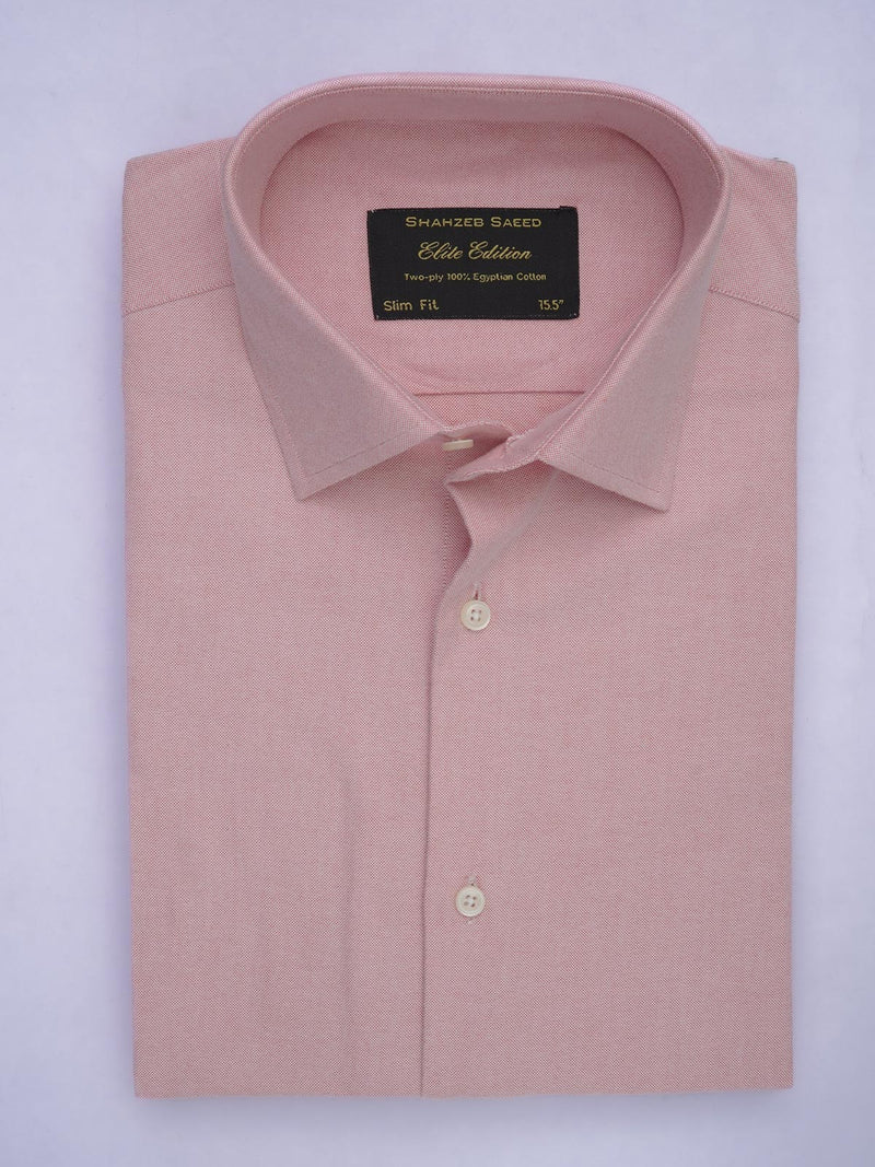 Light Pink Self, Elite Edition, French Collar Men’s Formal Shirt (FS-623)