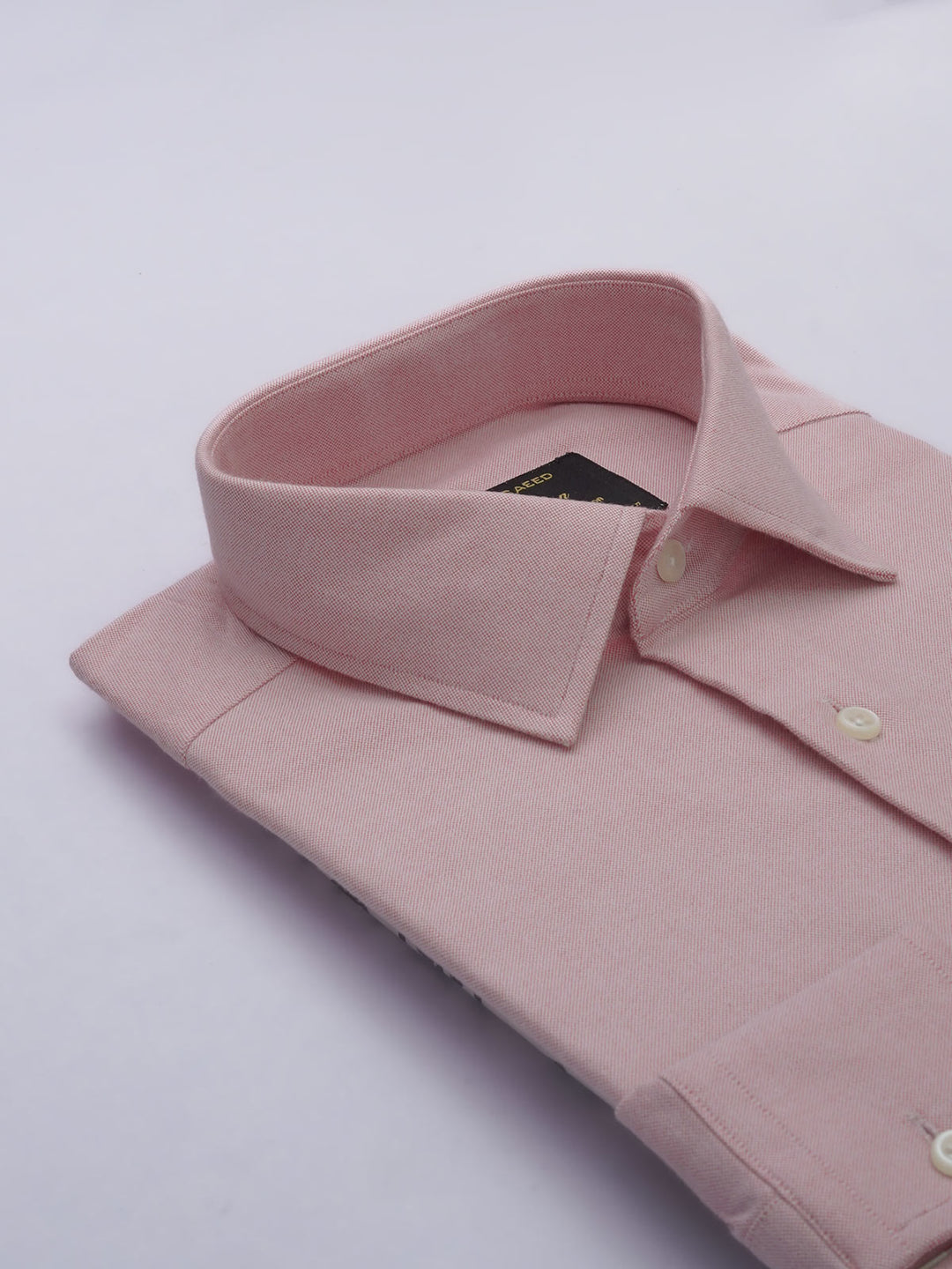 Light Pink Self, Elite Edition, French Collar Men’s Formal Shirt (FS-623)