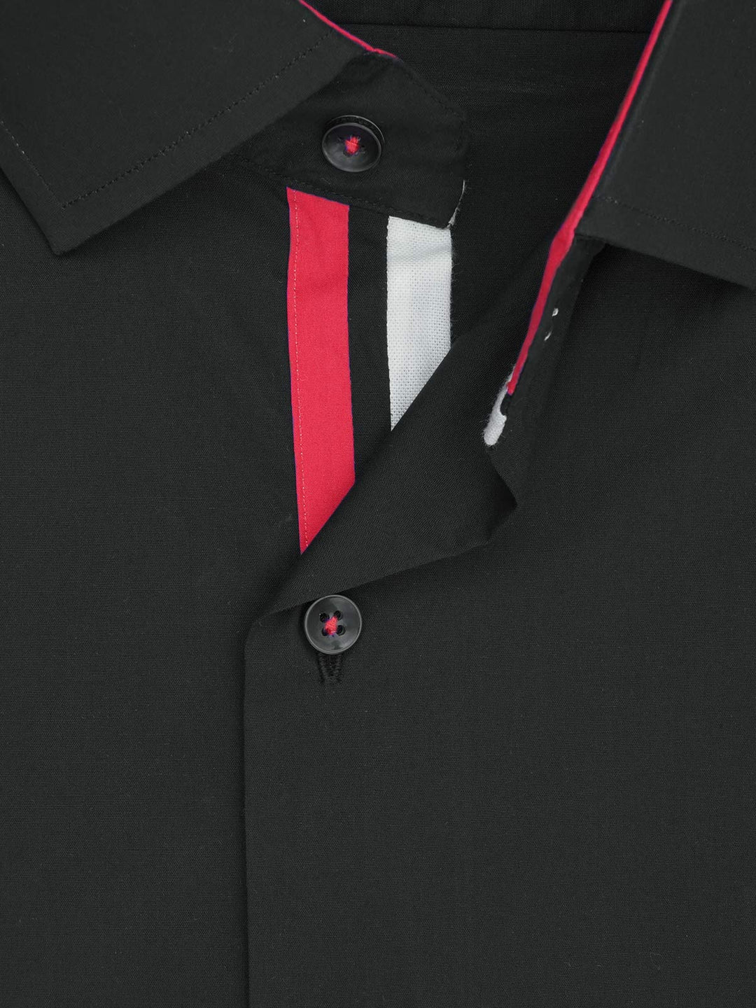 Black Plain, Elite Edition, French Collar Men’s Designer Formal Shirt (FS-638)