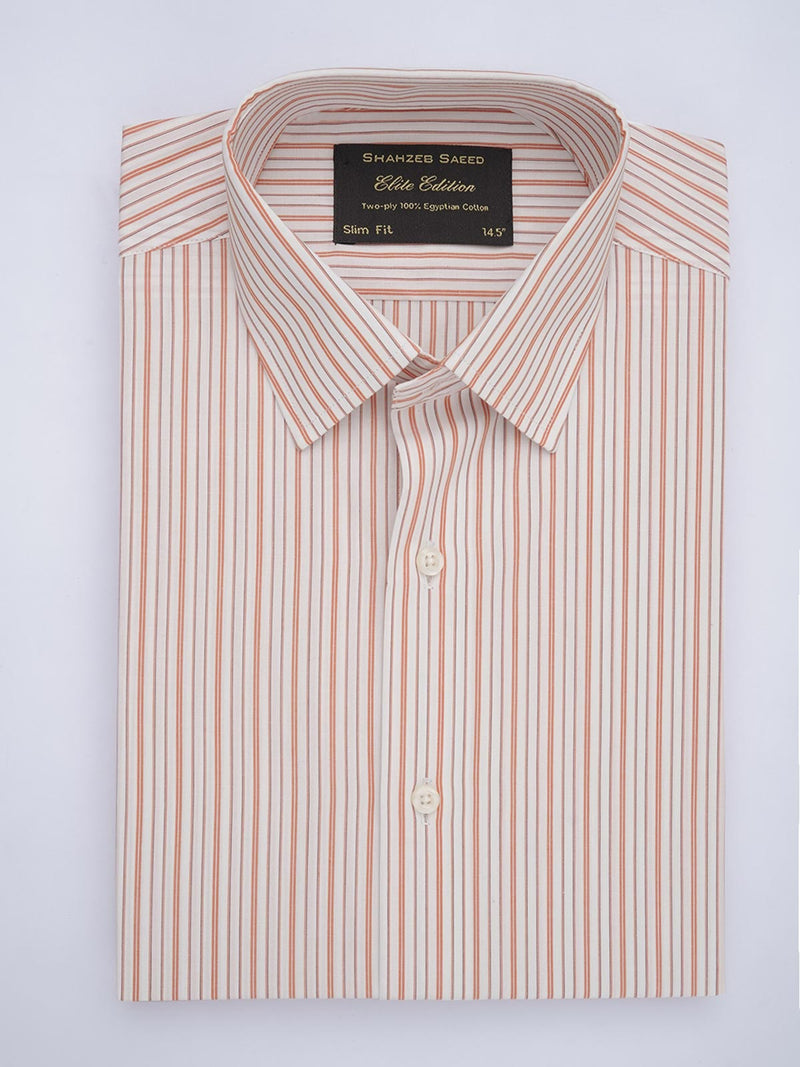 Multi Color Striped, Elite Edition, French Collar Men’s Formal Shirt (FS-646)
