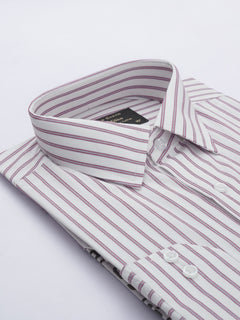 Multi Color Striped, Elite Edition, French Collar Men’s Formal Shirt (FS-647)