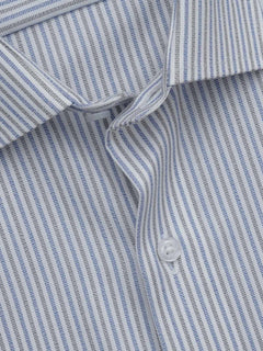 Multi Color Striped, Elite Edition, French Collar Men’s Formal Shirt (FS-651)