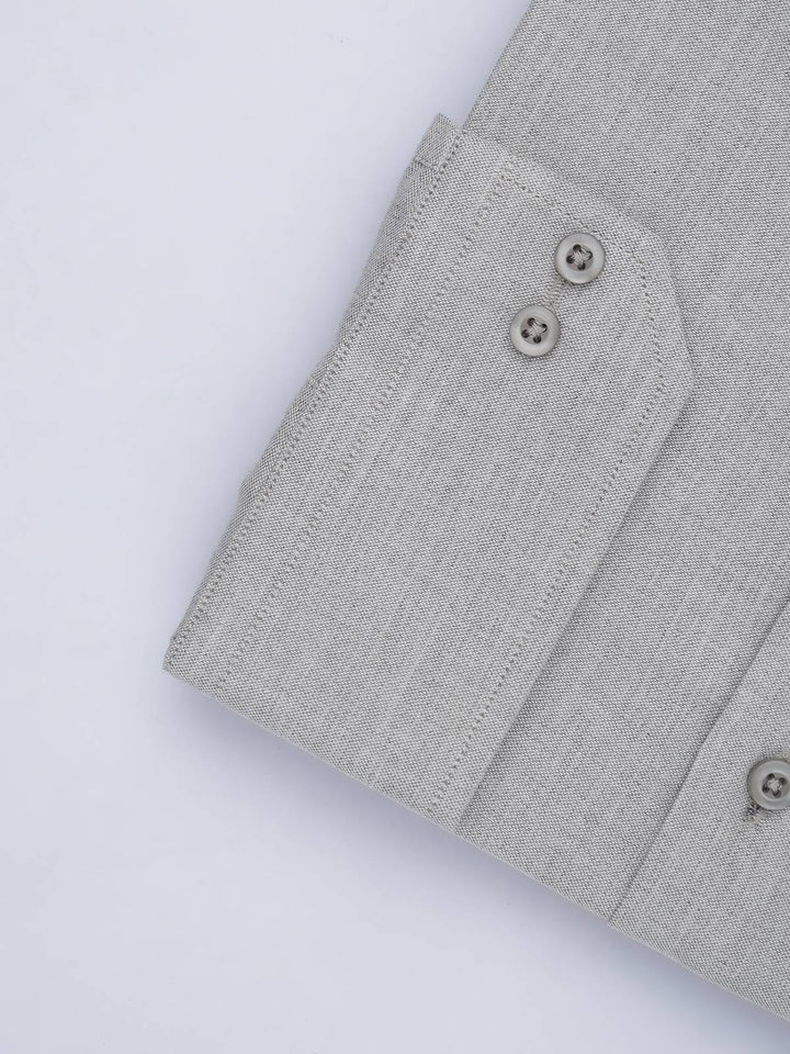 Light Grey Self, Elite Edition, Men’s Button Down Formal Shirt (FS-664)