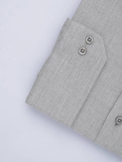 Light Grey Self, Elite Edition, Men’s Button Down Formal Shirt (FS-664)