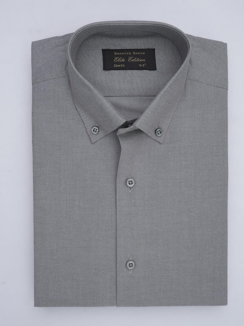 Grey Self, Elite Edition, Men’s Button Down Formal Shirt (FS-671)
