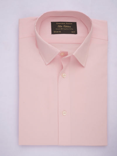 Light Pink plain, Elite Edition, French Collar Men’s Formal Shirt (FS-673)
