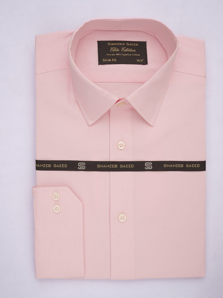 Light Pink plain, Elite Edition, French Collar Men’s Formal Shirt (FS-673)