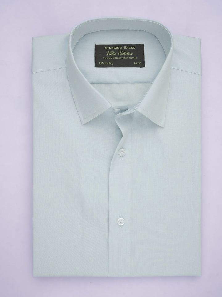 Sky Blue Plain, Elite Edition, Men’s Formal Shirt (FS-674)