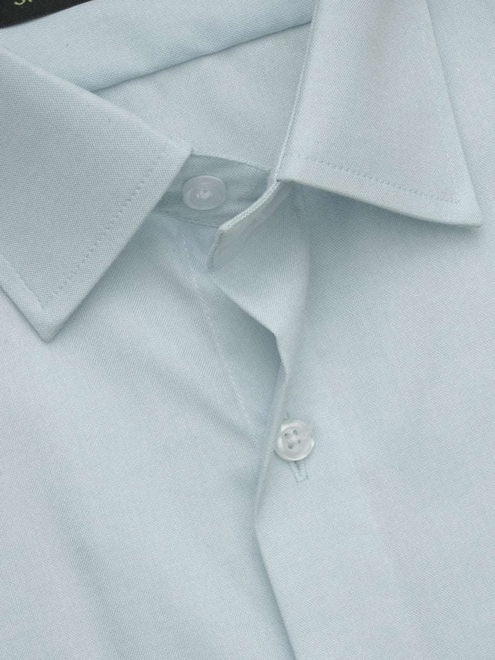 Sky Blue Plain, Elite Edition, Men’s Formal Shirt (FS-674)