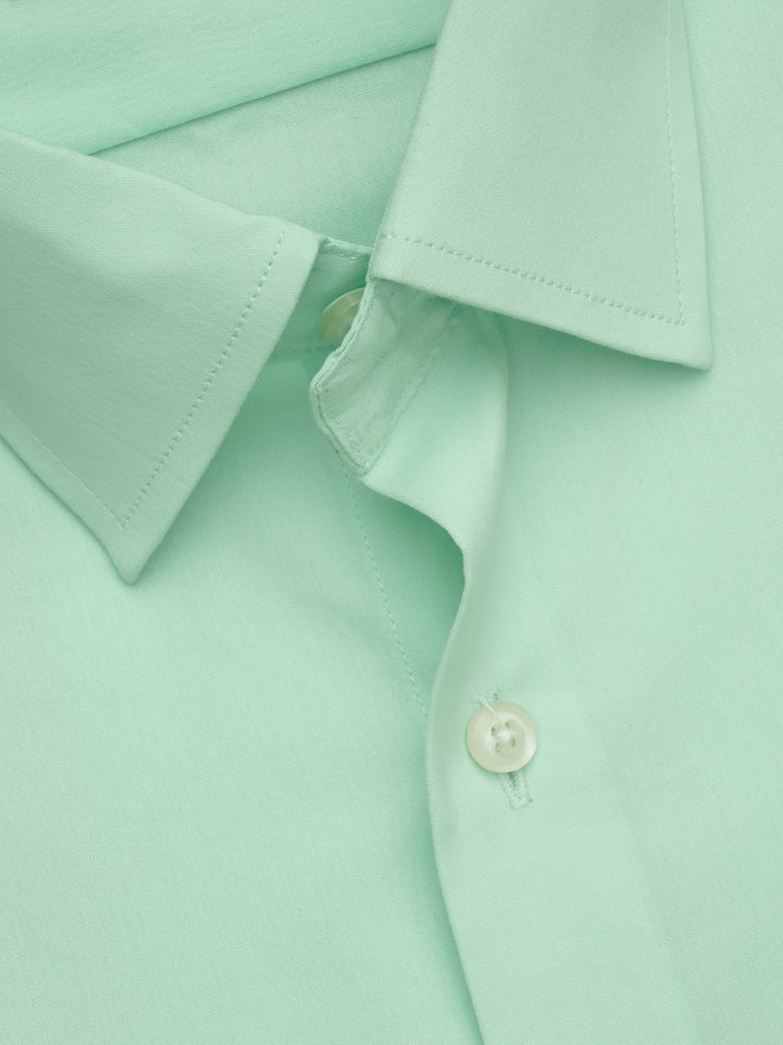 Light Green plain, Elite Edition, French Collar Men’s Formal Shirt (FS-676)