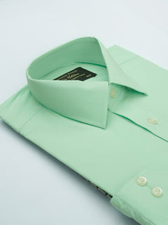 Light Green plain, Elite Edition, French Collar Men’s Formal Shirt (FS-676)