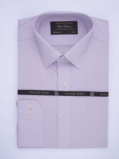Light purple plain, Elite Edition, French Collar Men’s Formal Shirt (FS-677)