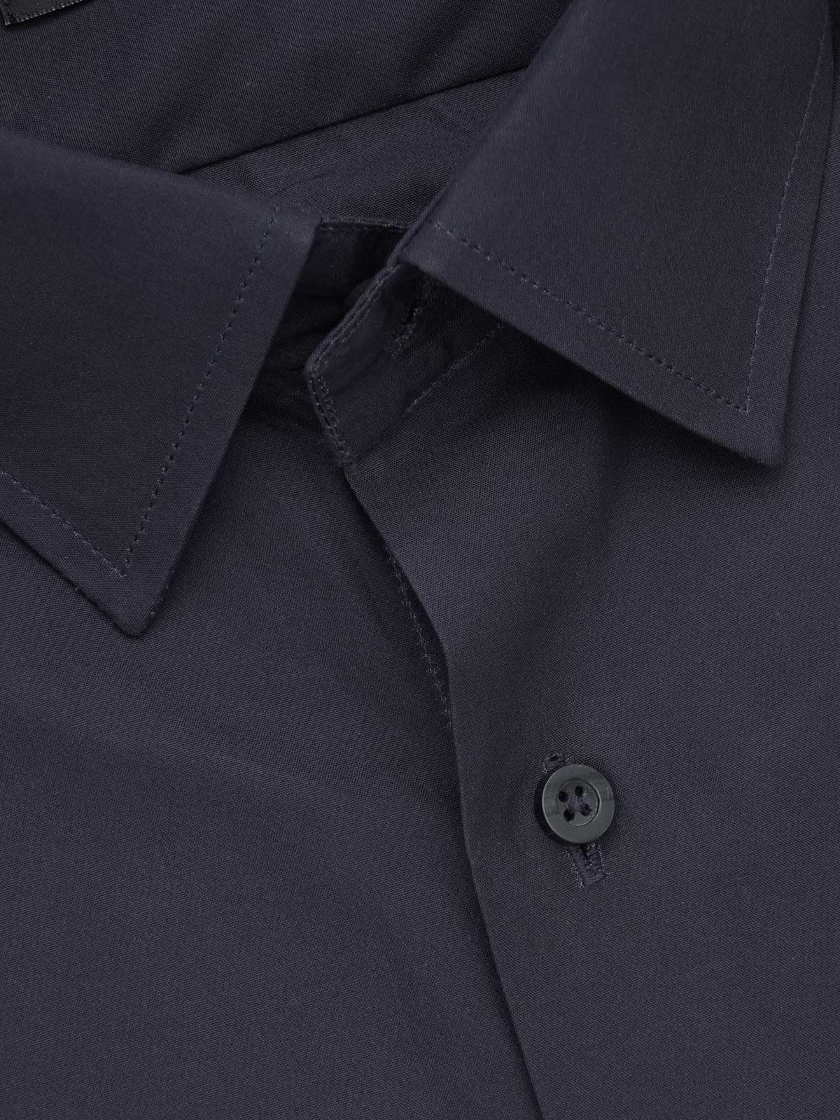 Navy Blue Plain, Elite Edition, French Collar Men’s Formal Shirt (FS-691)