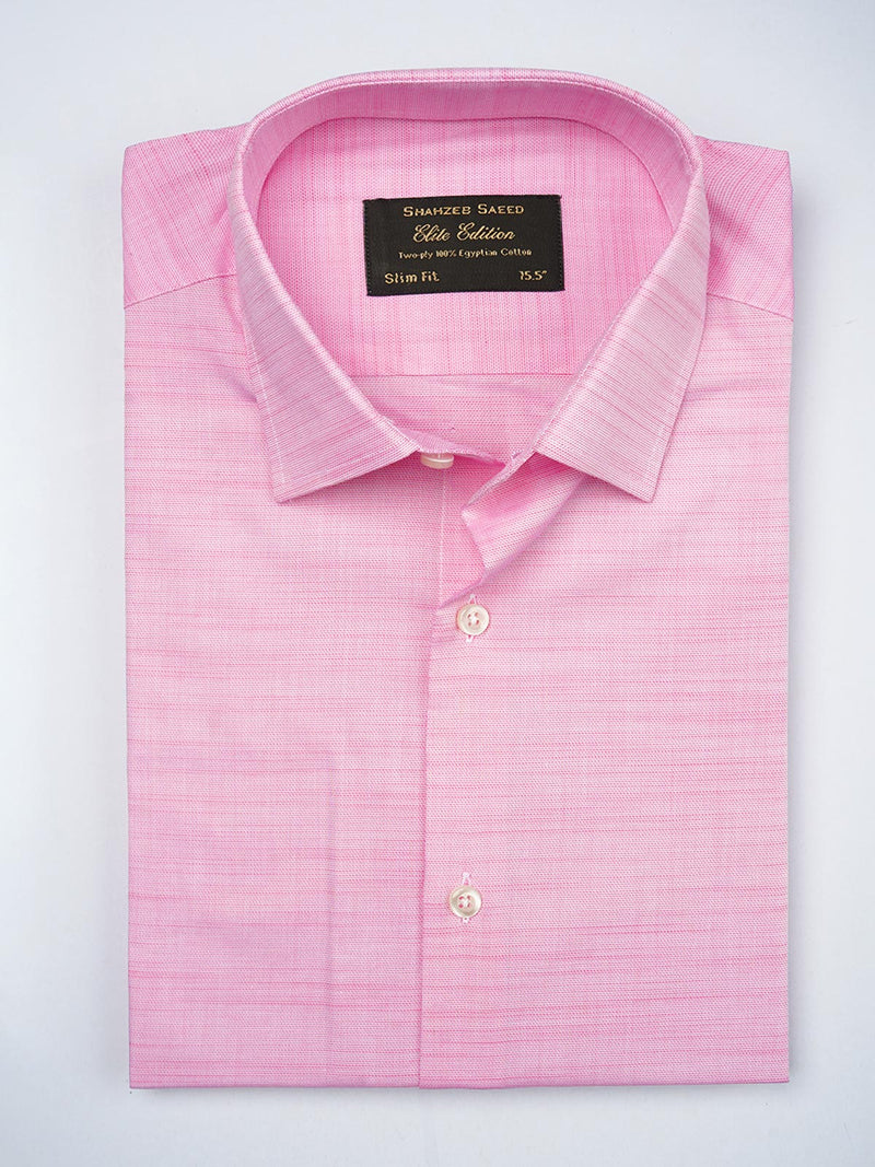 Pink Self, Elite Edition, French Collar Men’s Formal Shirt (FS-696)