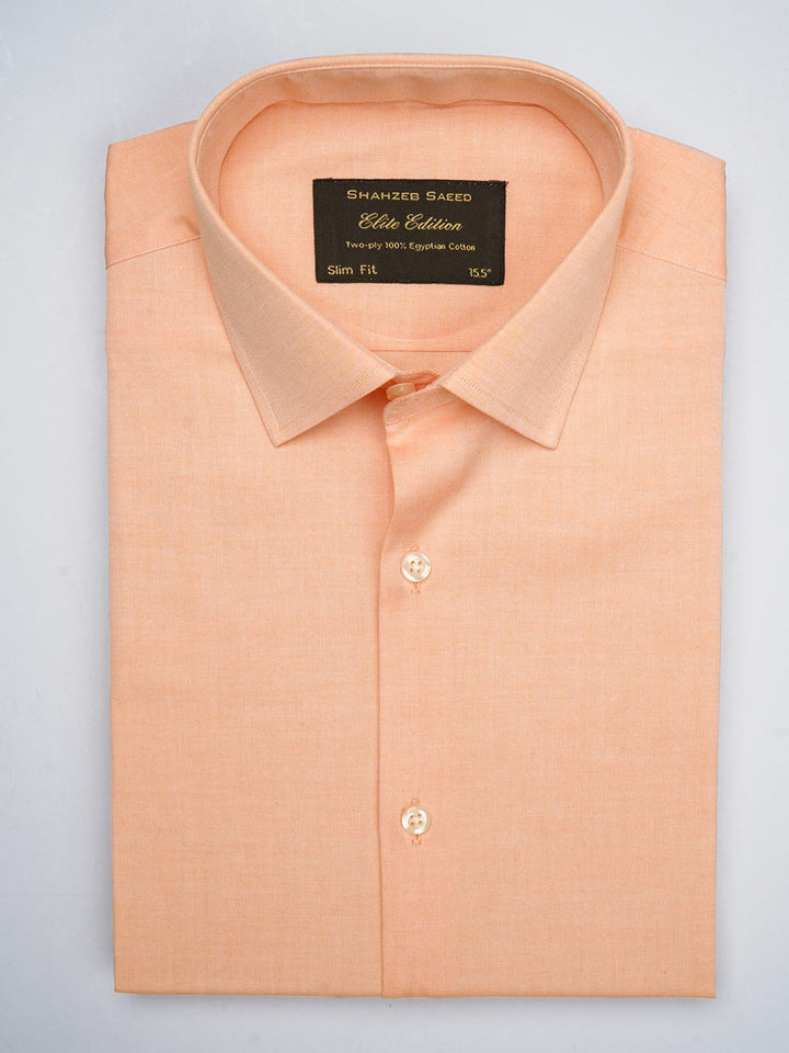 Peach Self, Elite Edition, French Collar Men’s Formal Shirt (FS-697)