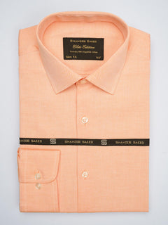 Peach Self, Elite Edition, French Collar Men’s Formal Shirt (FS-697)