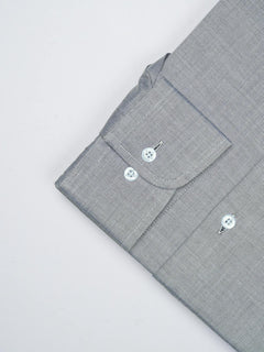 Grey Self, Elite Edition, French Collar Men’s Formal Shirt (FS-701)