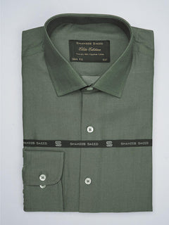 Dark Green, Elite Edition, French Collar Men’s Formal Shirt (FS-702)