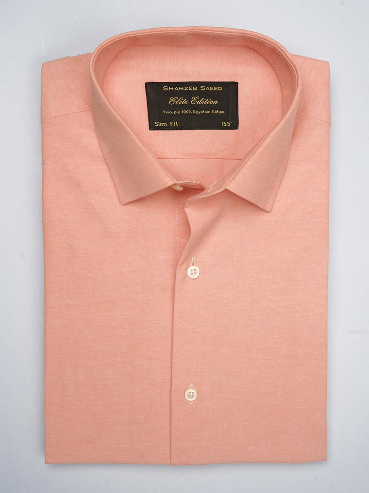 Peach Self, Elite Edition, French Collar Men’s Formal Shirt (FS-708)